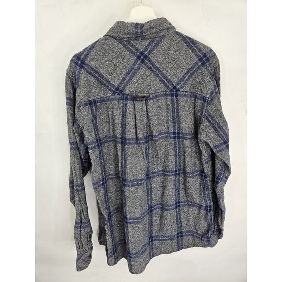Flyshacker Clothing Company Flannel Button Down Plaid Shirt Outdoors Size L - Picture 2 of 6